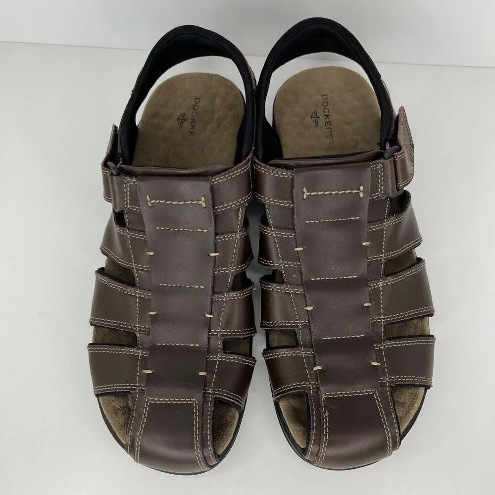 Dockers Casual Mens Size 13 M Comfort Outdoor Sport Fisherman Sandals